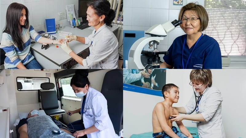 medical staff working