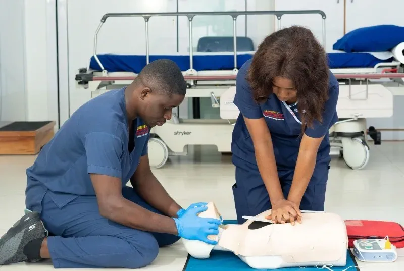 employees in wara medical center training